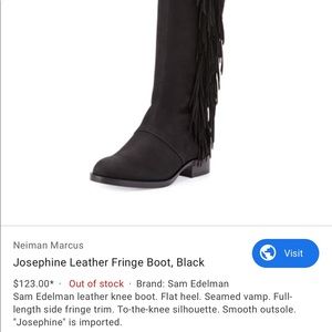 Sam Edelman Josephine Fringe Boots